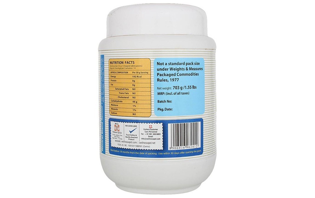 Wellspring Healthy Carbs    Plastic Jar  703 grams